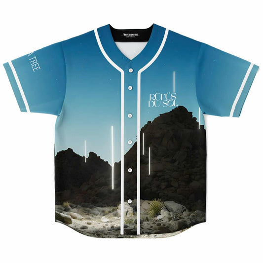 RÜFÜS DU SOL Sky Blue Desert Mountain Rave Baseball Jersey