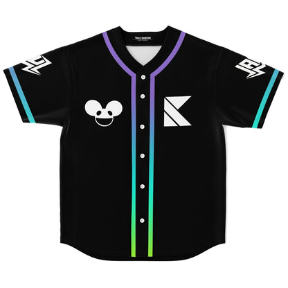 Subtronics Black Minimal Logo Rave Baseball Jersey