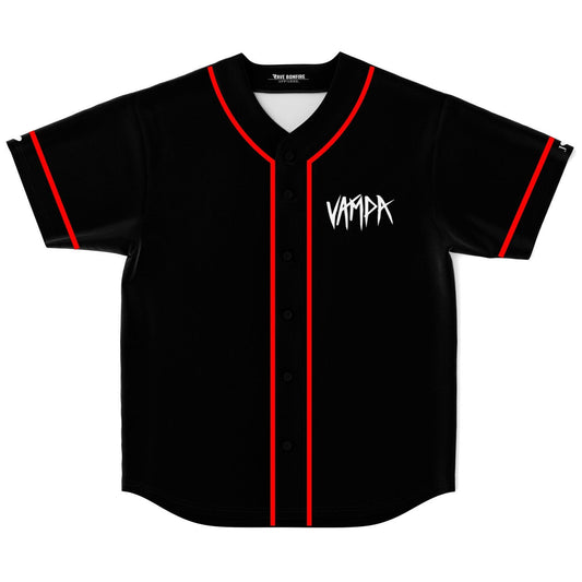 Black Plain Rave Baseball Jersey
