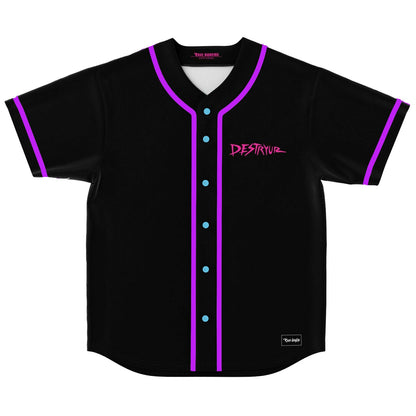 Black Zombie Rave Baseball Jersey