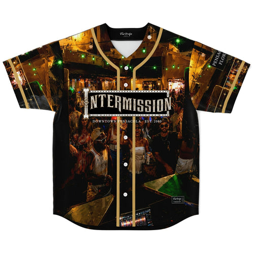 Warm Gold Photo Outdoor Rave Baseball Jersey