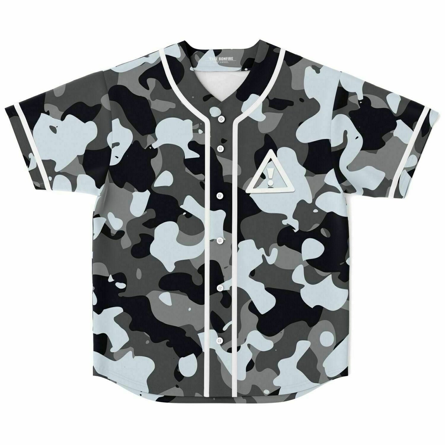 Flosstradamus Grey Camo Rave Baseball Jersey