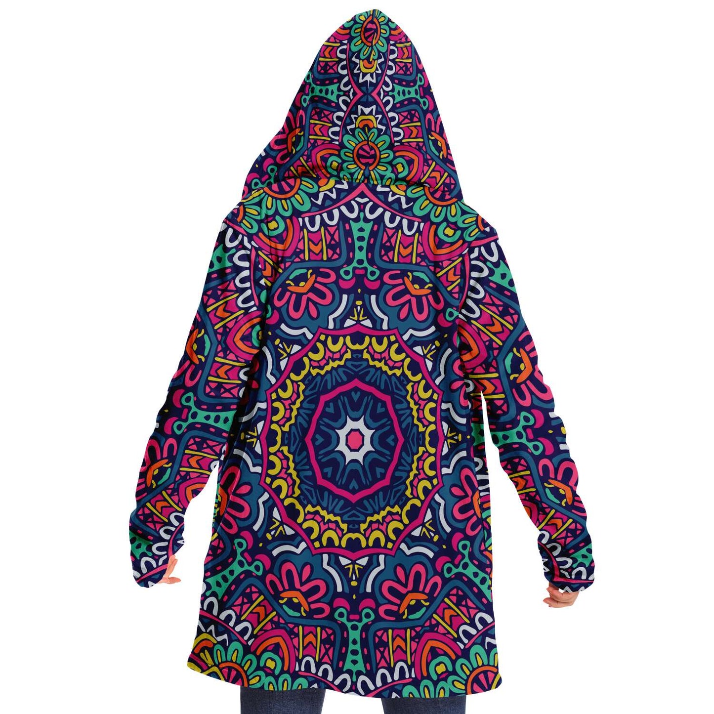Tribal custom hooded cloak