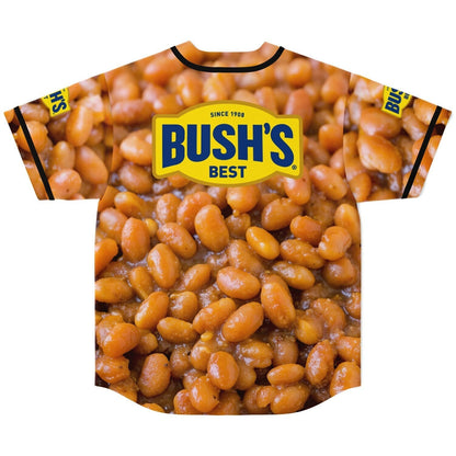 Orange Photorealistic Close Rave Baseball Jersey