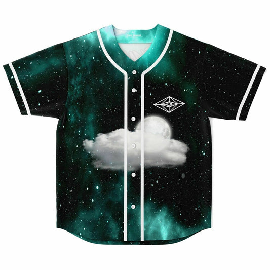 SLANDER Teal Green Outer Space Rave Baseball Jersey