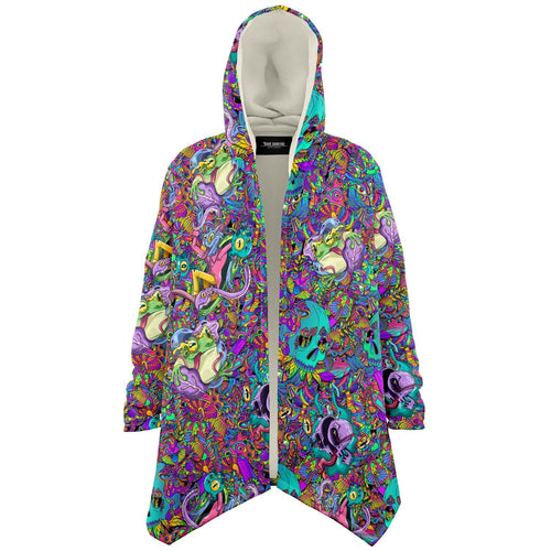 Rainbow Dense Collage Rave Cloak