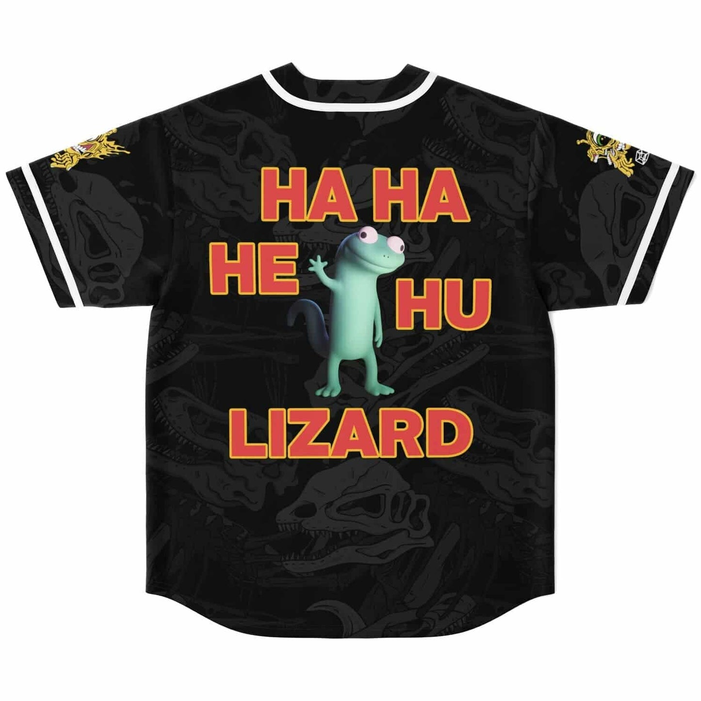 Subtronics Black Dinosaur Rave Baseball Jersey