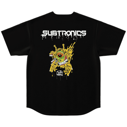 Subtronics Black Two Hands Rave Baseball Jersey