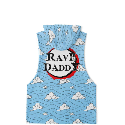 Rave daddy Sleeveless hoodie
