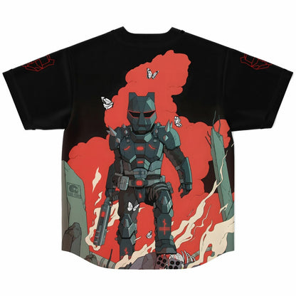 Black Tiger Sex Machine Armored Cyberpunk Rave Baseball Jersey