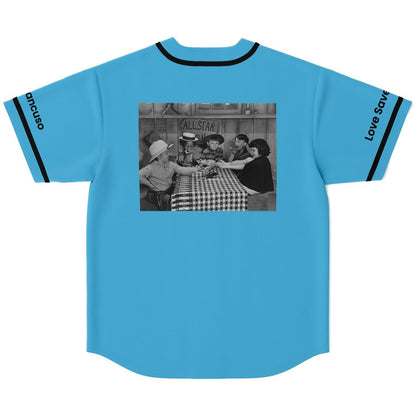 David Mancuso Sky Blue Rave Baseball Jersey