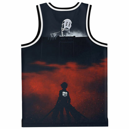 YHETI Black Body Wordmark Rave Basketball Jersey
