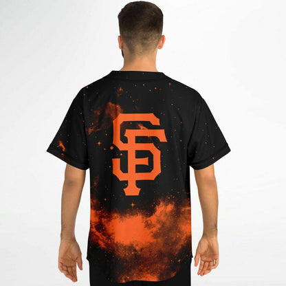 Black Galaxy Rave Baseball Jersey