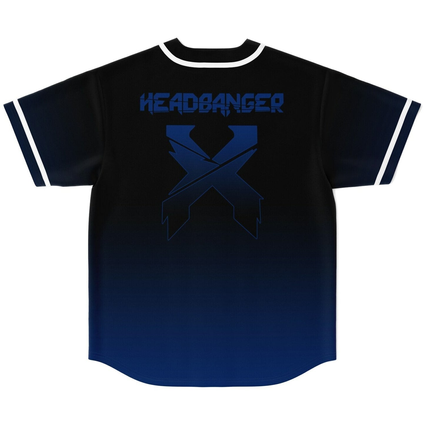 Excision Black Royal Crossed Blades Rave Baseball Jersey