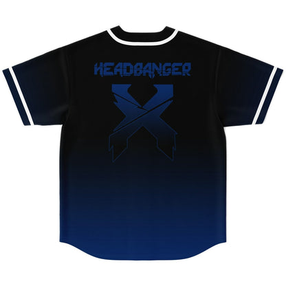 Excision Black Royal Crossed Blades Rave Baseball Jersey