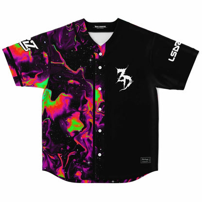 Excision Black Half Rave Baseball Jersey