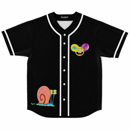 Black Spongebob Balloon Rave Baseball Jersey