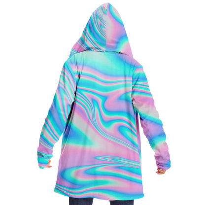 Pastel Holographic Iridescent Rave Cloak