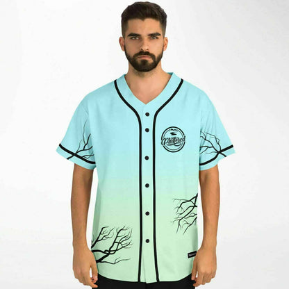 Philtered Light Sky Bare Tree Rave Baseball Jersey