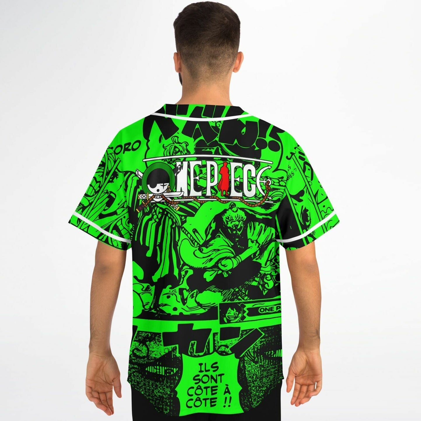 Bright Neon One Piece Rave Baseball Jersey