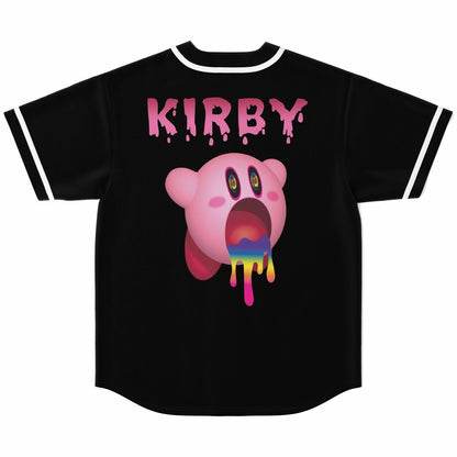 Black Kirby Character Rave Baseball Jersey