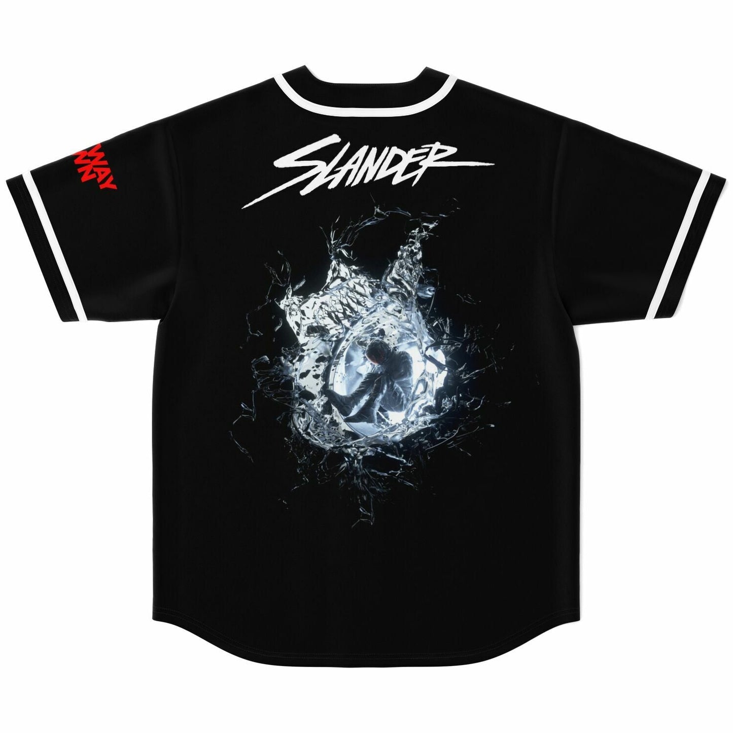 Slander Black Diamond Eye Rave Baseball Jersey