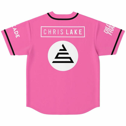 Kaskade Bright Pink Minimal Sports Rave Baseball Jersey
