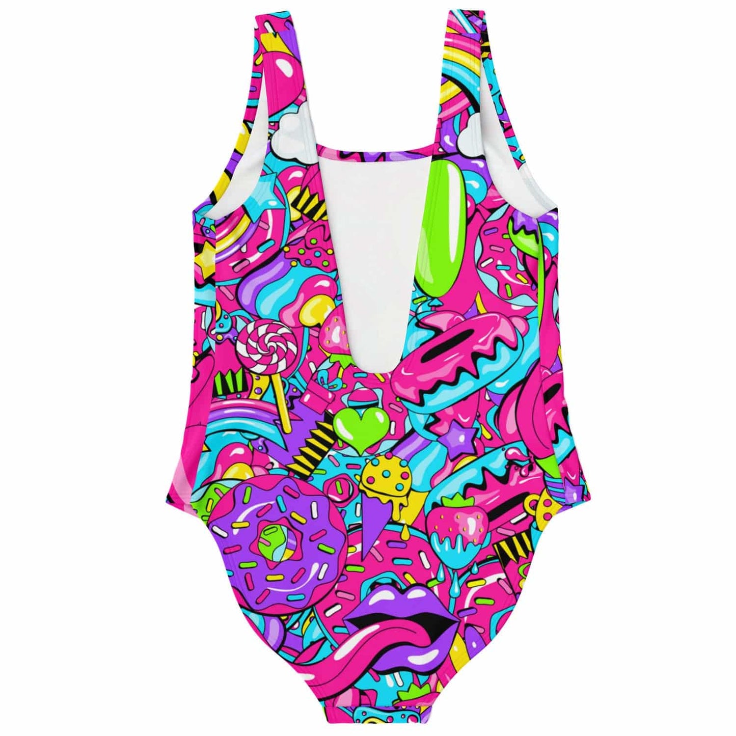 Hot Pink Candy Sweets Rave Swimsuit