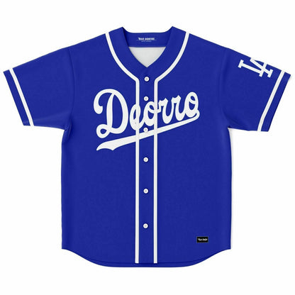 Deorro Royal Blue Los Angeles Rave Baseball Jersey