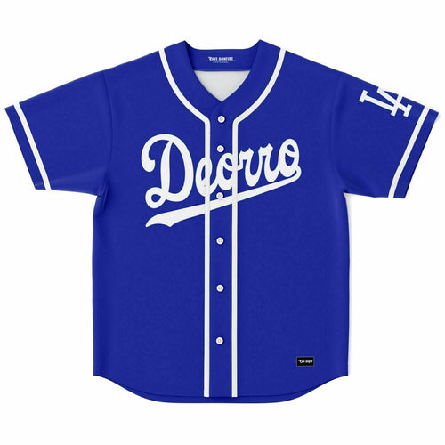Deorro Royal Blue Los Angeles Rave Baseball Jersey
