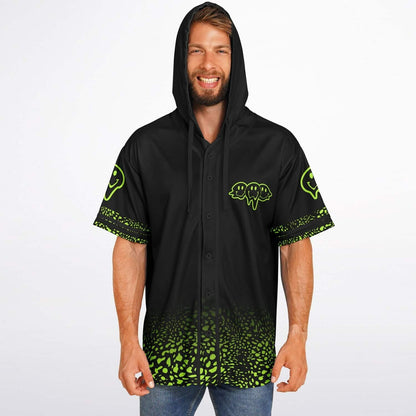 Demille custom Hooded Baseball Jersey