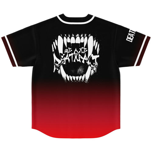 Deathpact Black Red Screaming Rave Baseball Jersey