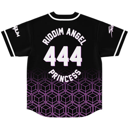 Black Cartoon Melting Rave Baseball Jersey
