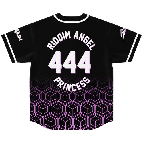 Black Cartoon Melting Rave Baseball Jersey