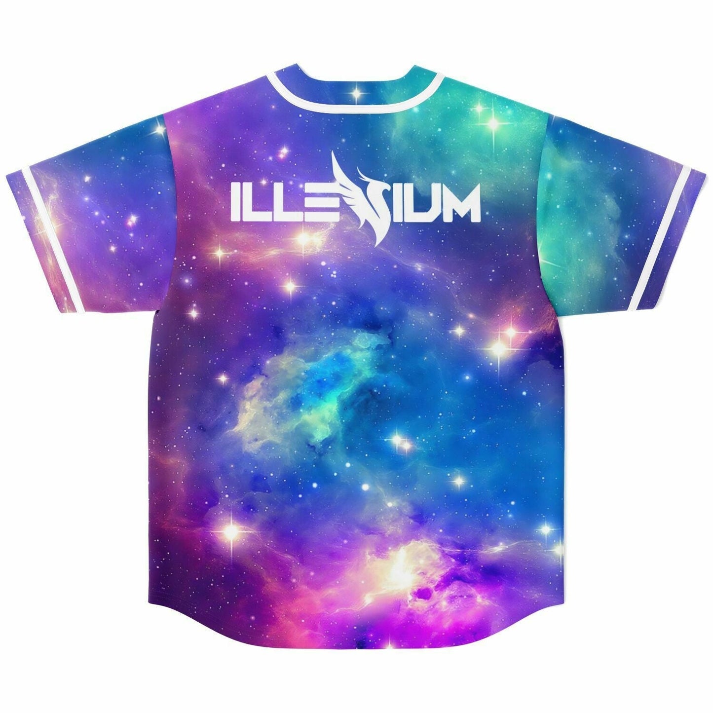 Illenium Galaxy — Cosmic Nebula Rave Baseball Jersey