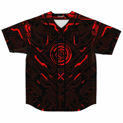Excision Black Tech Rave Baseball Jersey