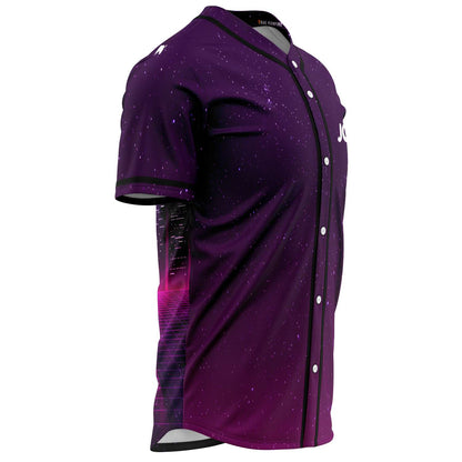 Joyryde Purple Magenta Starry Galaxy Rave Baseball Jersey