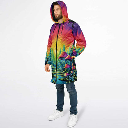 GRIZ Full Rainbow Green Meditating Rave Cloak