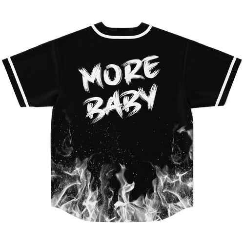 Chris Lake Black Rising Flames Rave Baseball Jersey