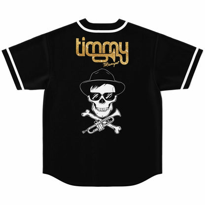 Timmy Trumpet Black Gold Script Rave Baseball Jersey