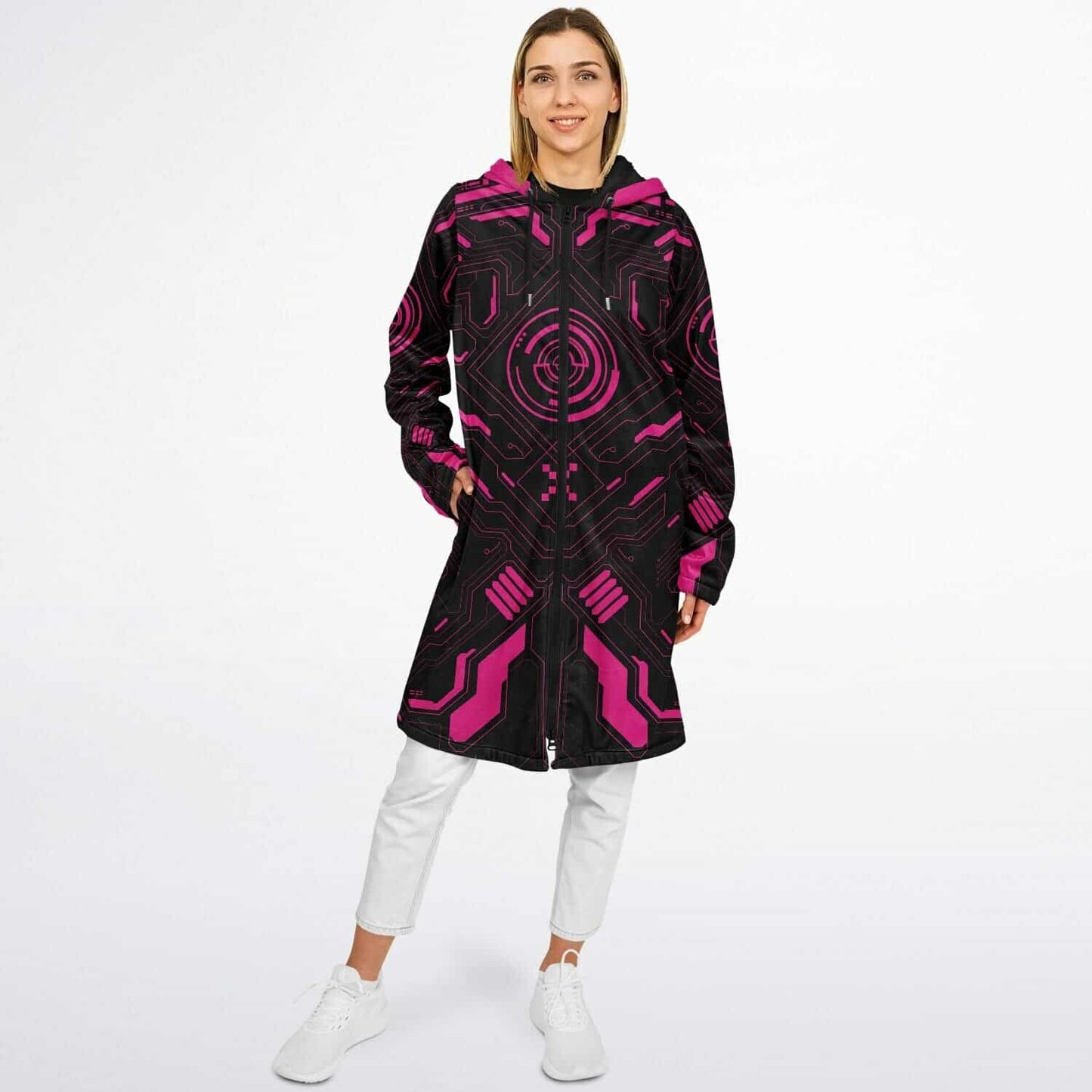 Excision Black Cyber Rave Cloak