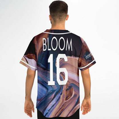 Rufus Du Sol Brown Swirling Marble Rave Baseball Jersey
