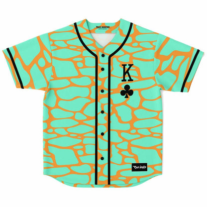 Mint Cracked Stone Rave Baseball Jersey