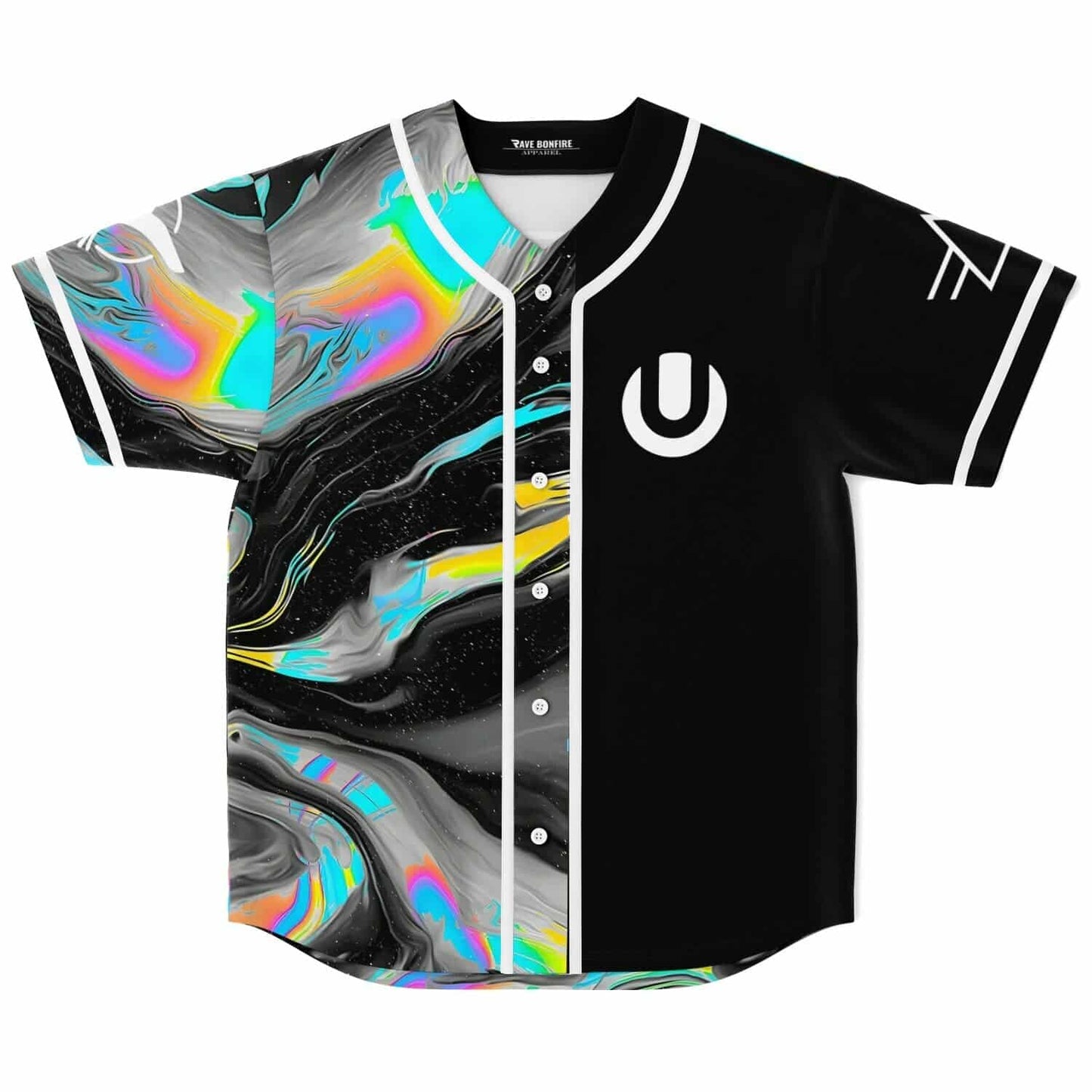 Armin van Buuren Black Psychedelic Oil Rave Baseball Jersey