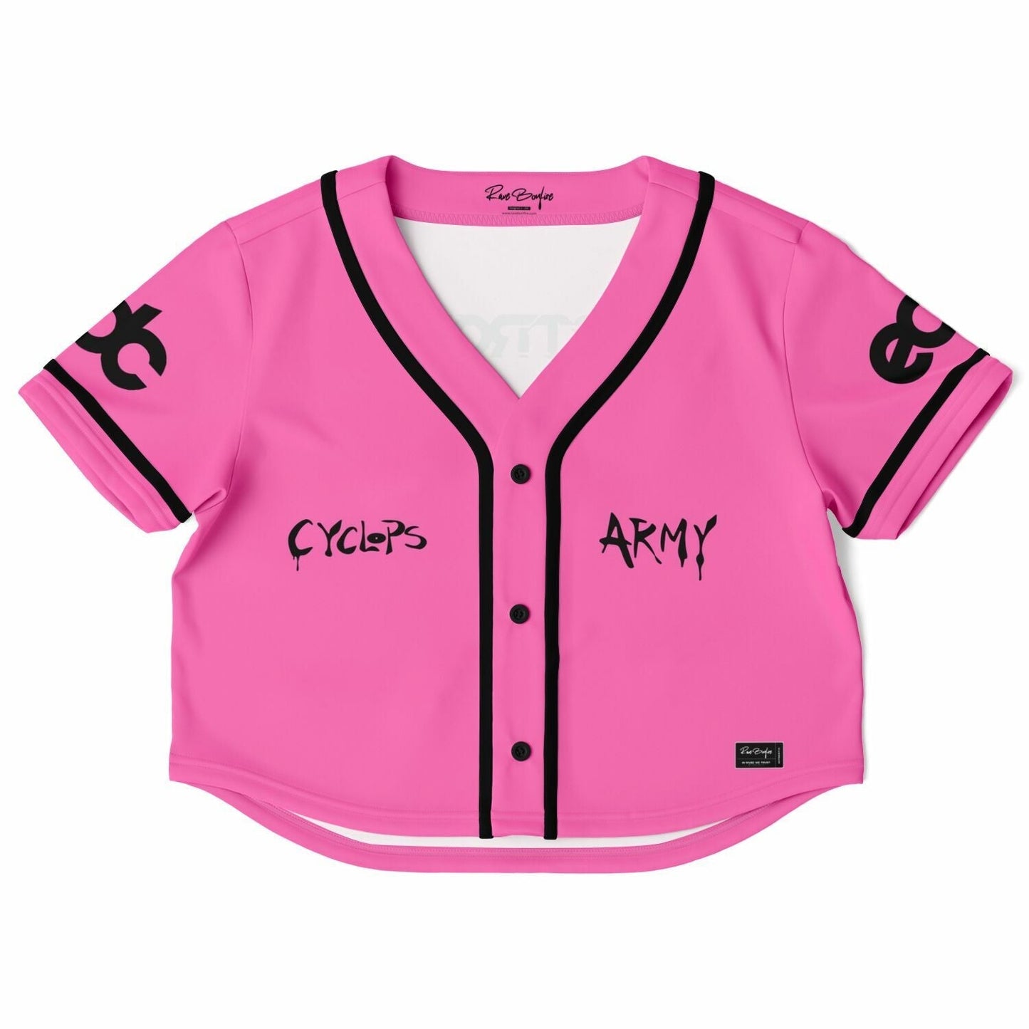 Troy custom Cropped Baseball Jersey V3