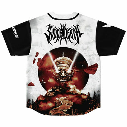 Zomboy Black White Half Rave Baseball Jersey