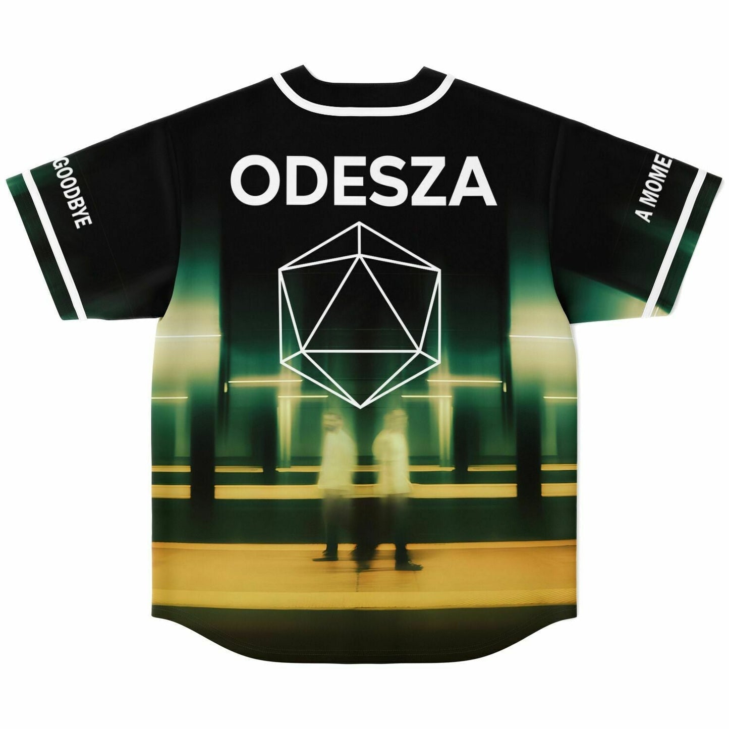 ODESZA Black Blurry Long Rave Baseball Jersey