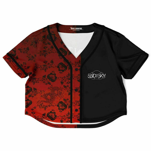 Sad Sky Rave Crop Top