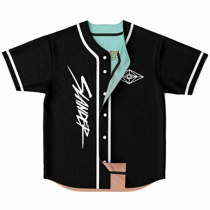 Slander Pastel Butterfly Reversible Baseball Jersey