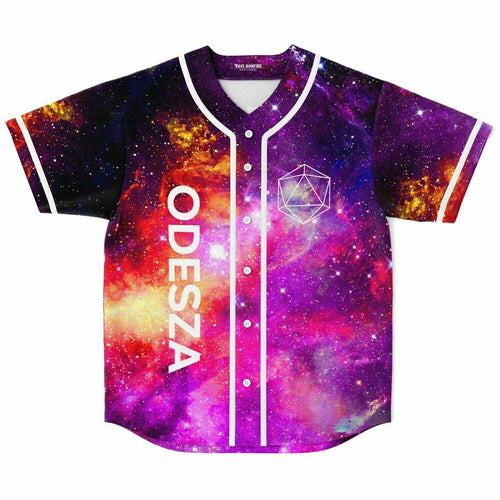 ODESZA Purple Magenta Galaxy Rave Baseball Jersey